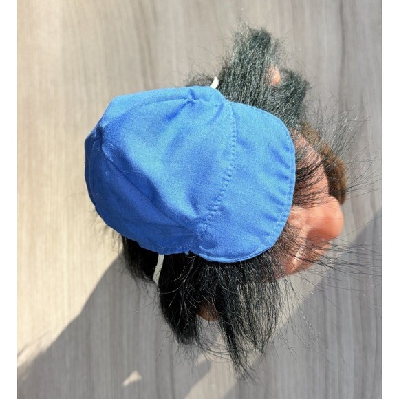 Navy White Striped Baseball Player Pitcher Norfin Dam Troll 1977 - Picture 6 of 11